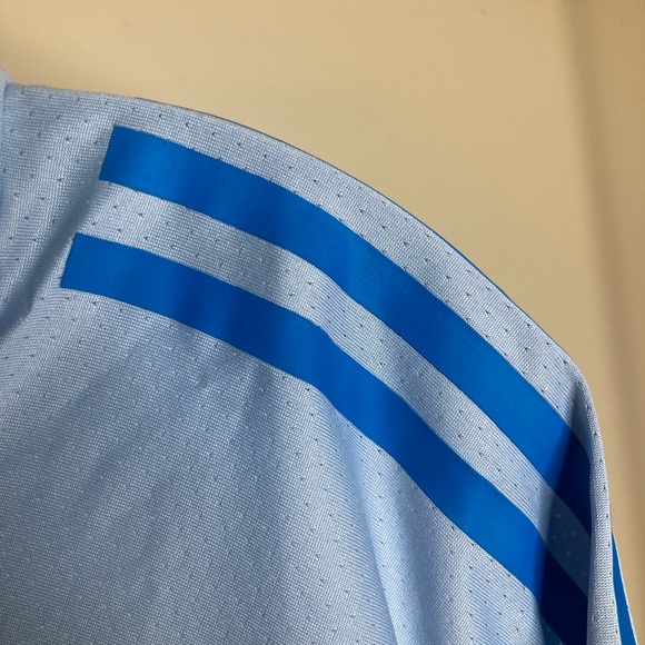 Men's San Jose Earthquakes adidas Light Blue 2021 Primeblue Size Large - Picture 7 of 7